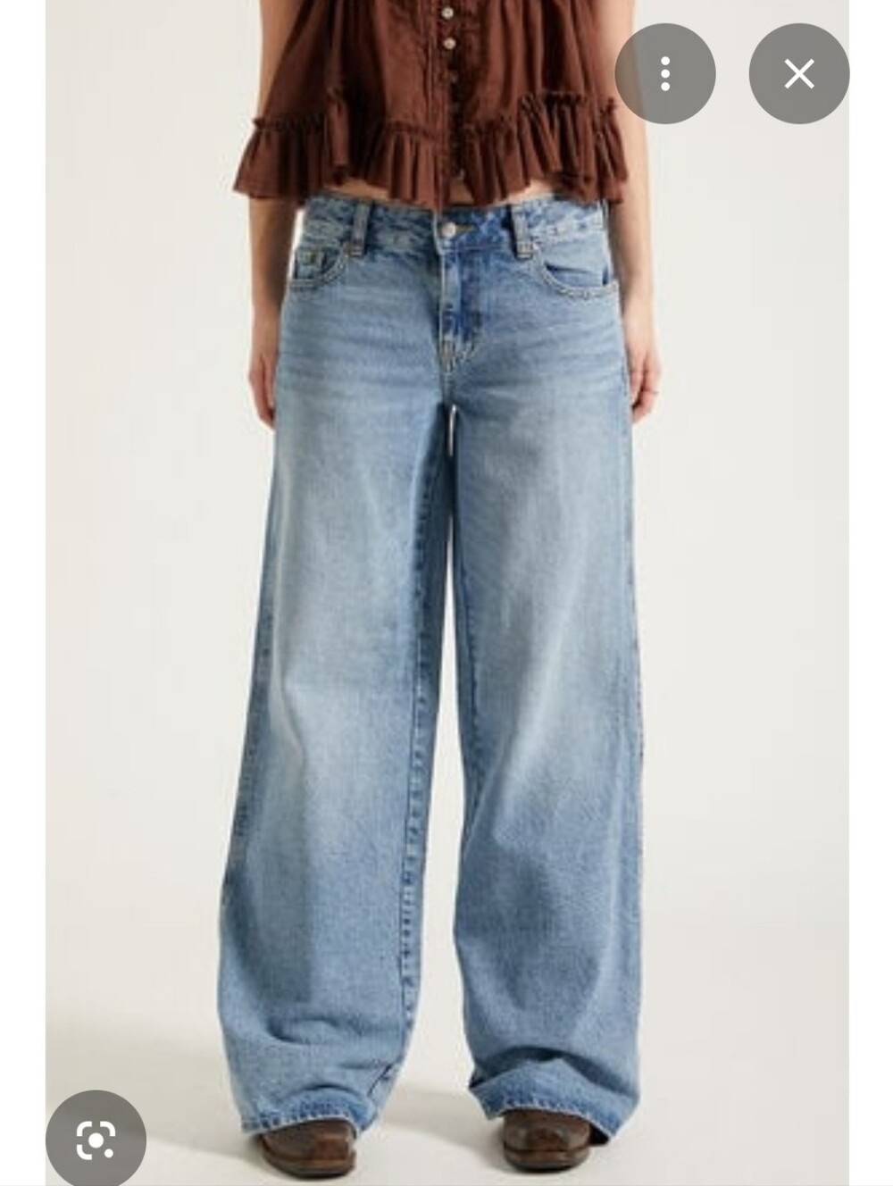 NWT Pacsun Low Rise Baggy Jeans In Astrid Size 28 - Picture 3 of 7